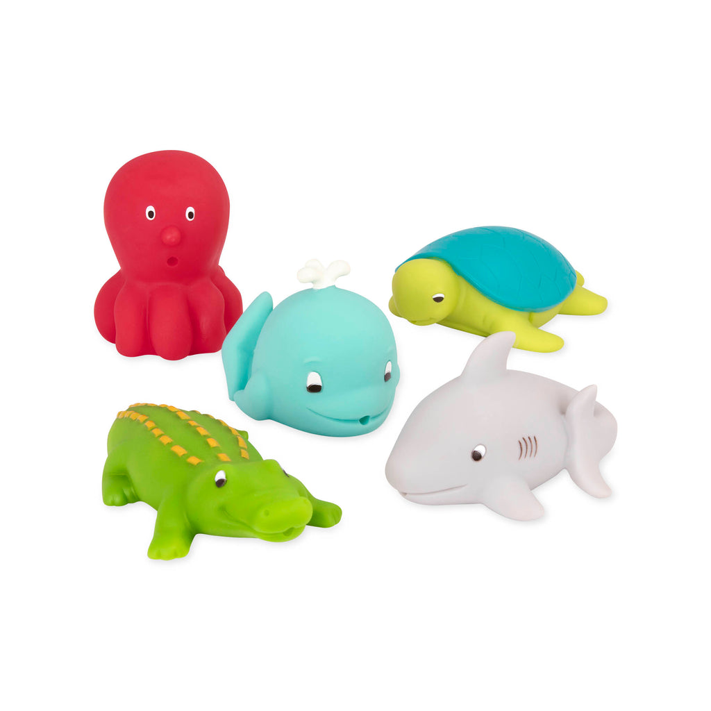 Battat bath buddies water squirt toys