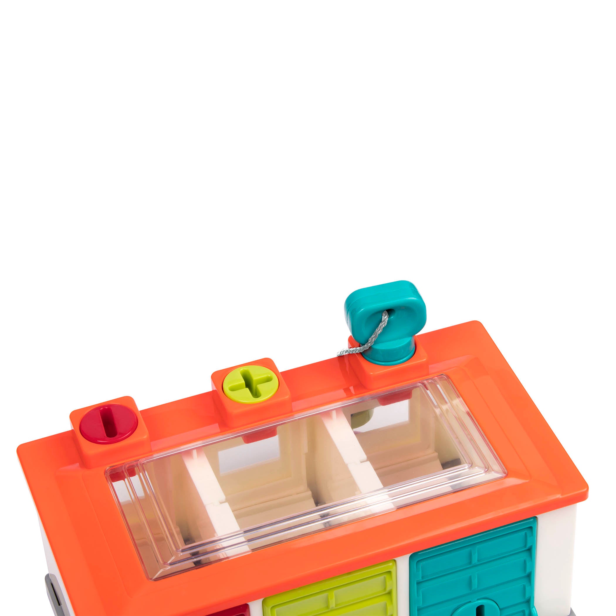 Toy garage and toy cars.