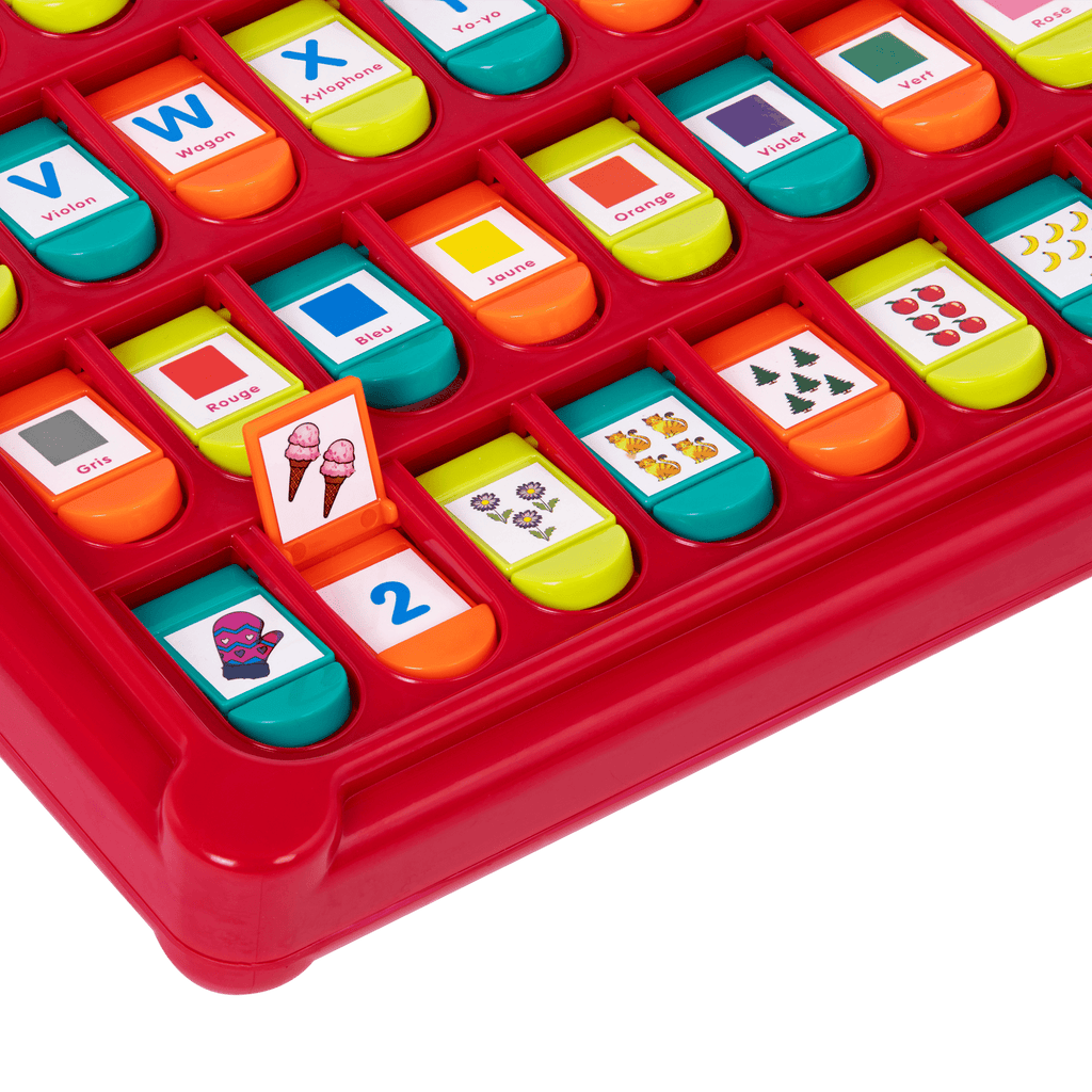 Colorful alphabet toy in French