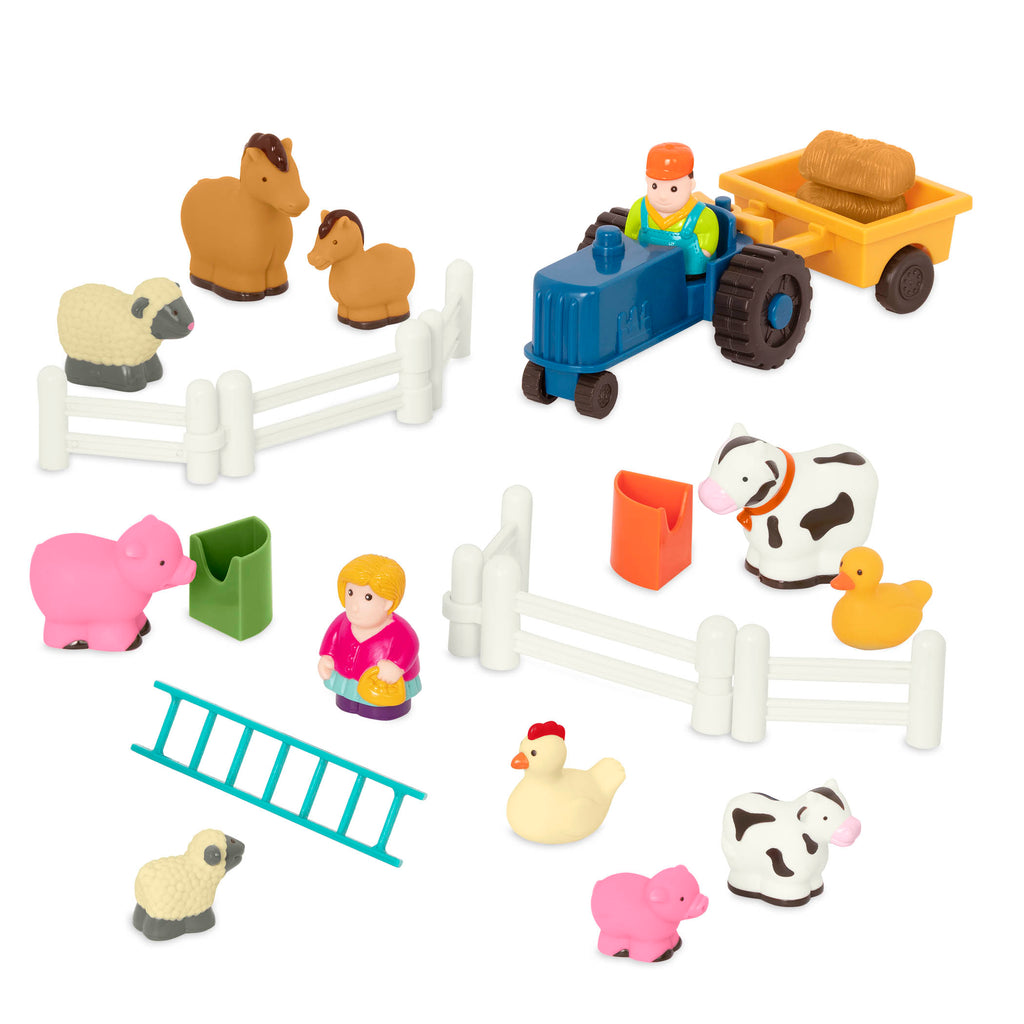 Farm Hasbro Little Farmer’s Playset | Farm Animal Toys & Accessories | Battat ...