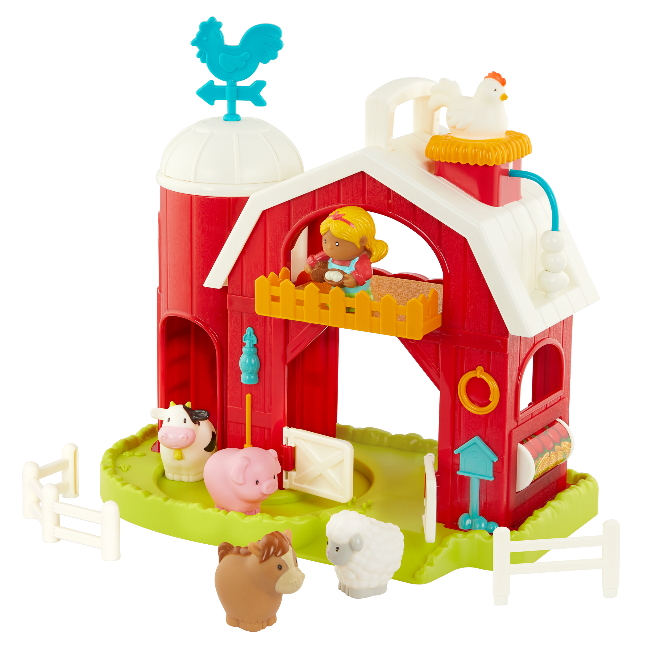Toy barn playset.