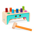Wooden pounding pegs toy.
