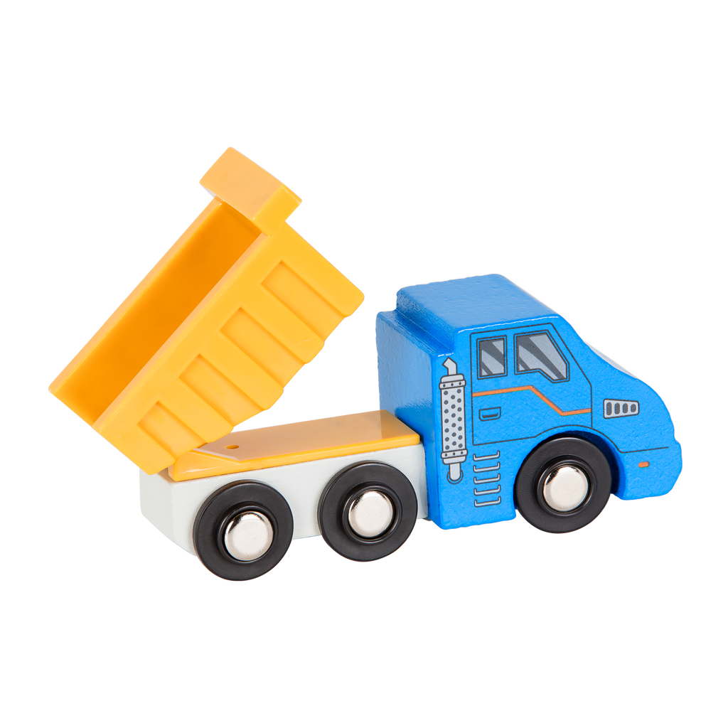 Miniature wooden vehicles Set 2 complete