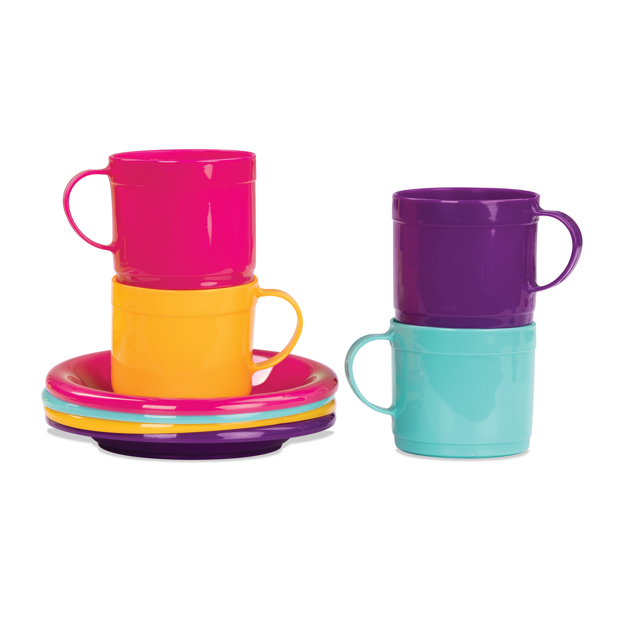 Dinner and tea for four set pretend play