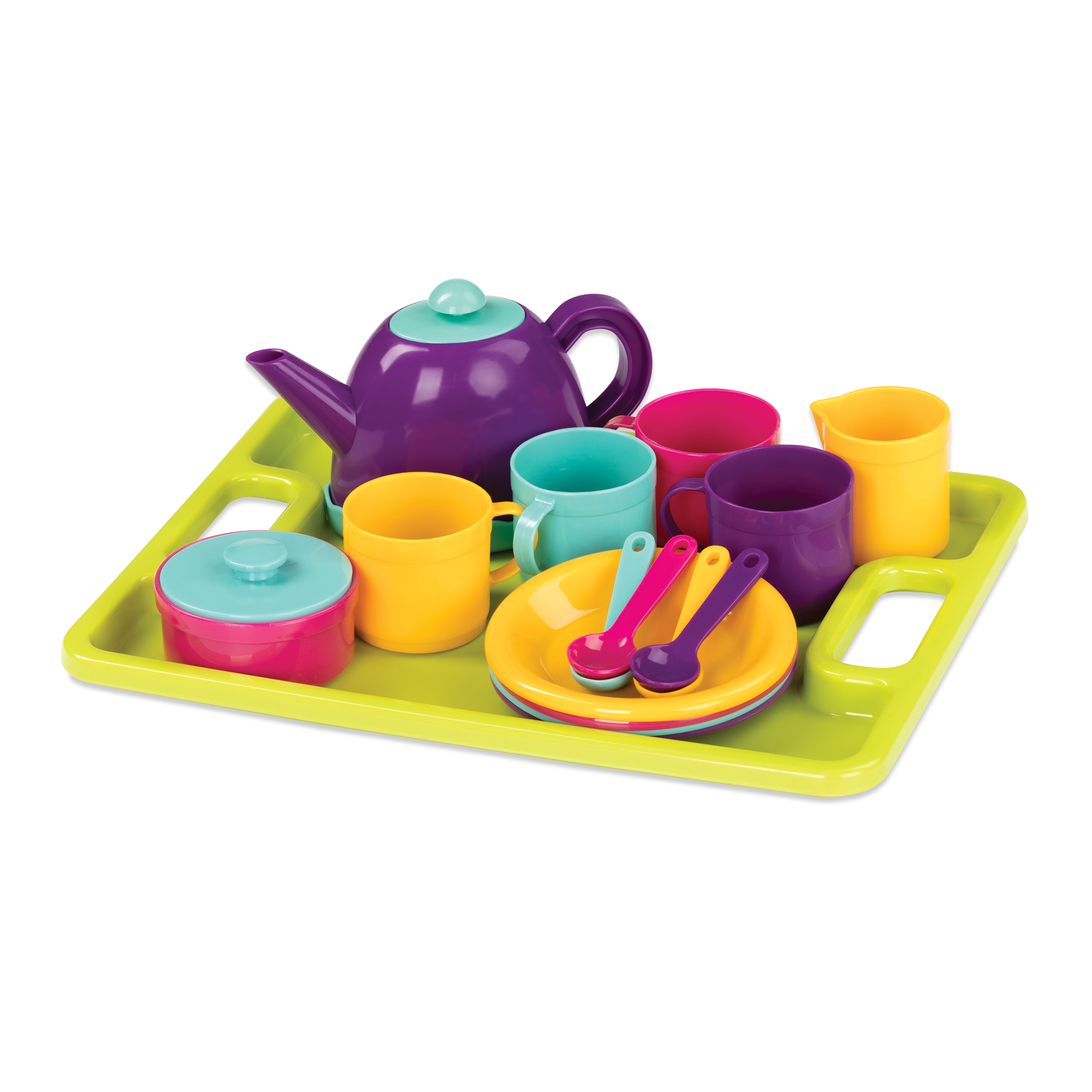 Dinner and tea for four set pretend play