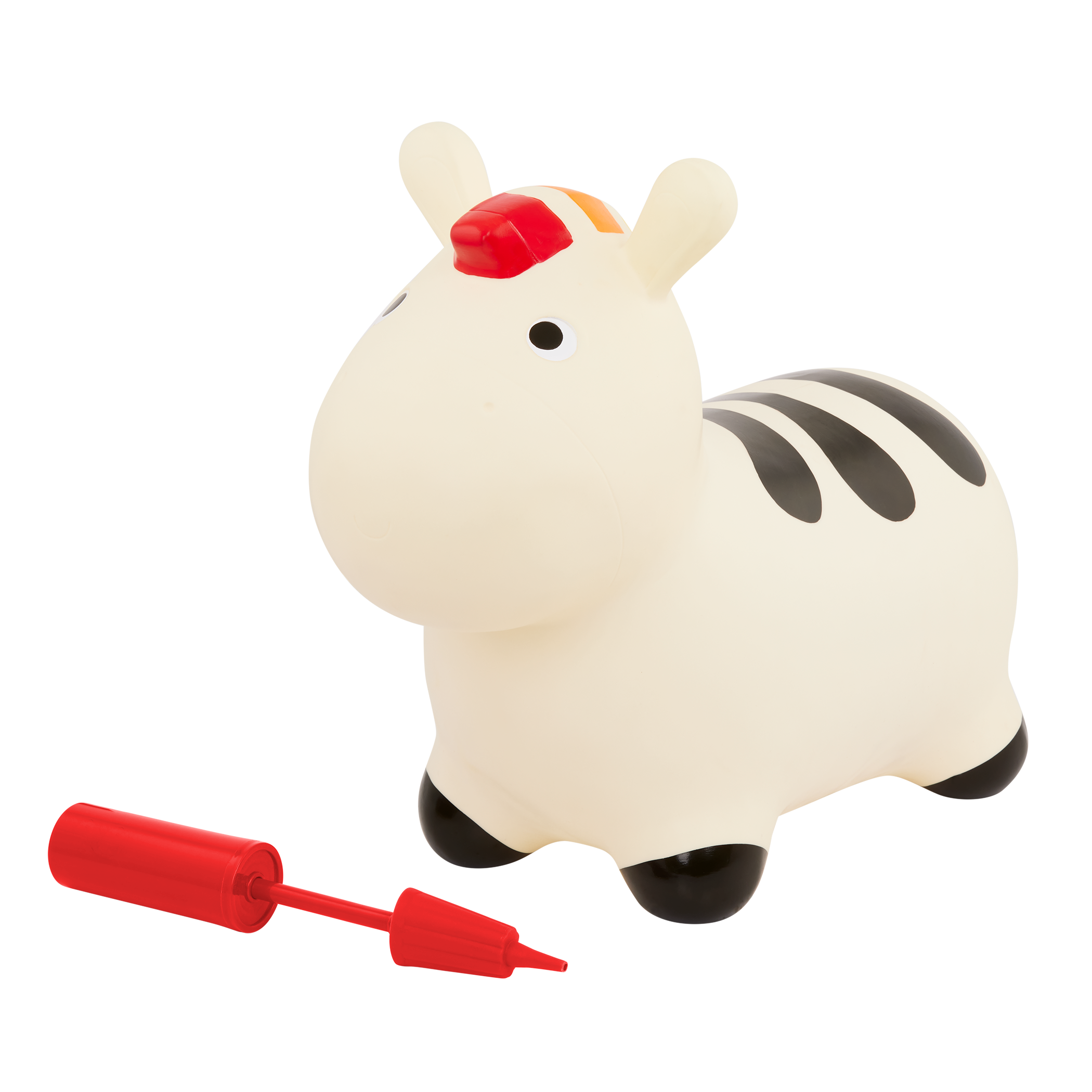 Hopping zebra bouncy toy for toddlers