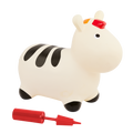 Hopping zebra bouncy toy for toddlers