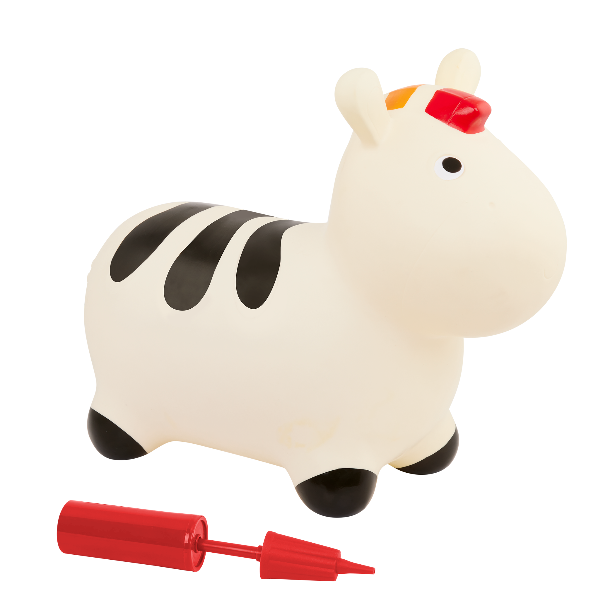 Hopping zebra bouncy toy for toddlers