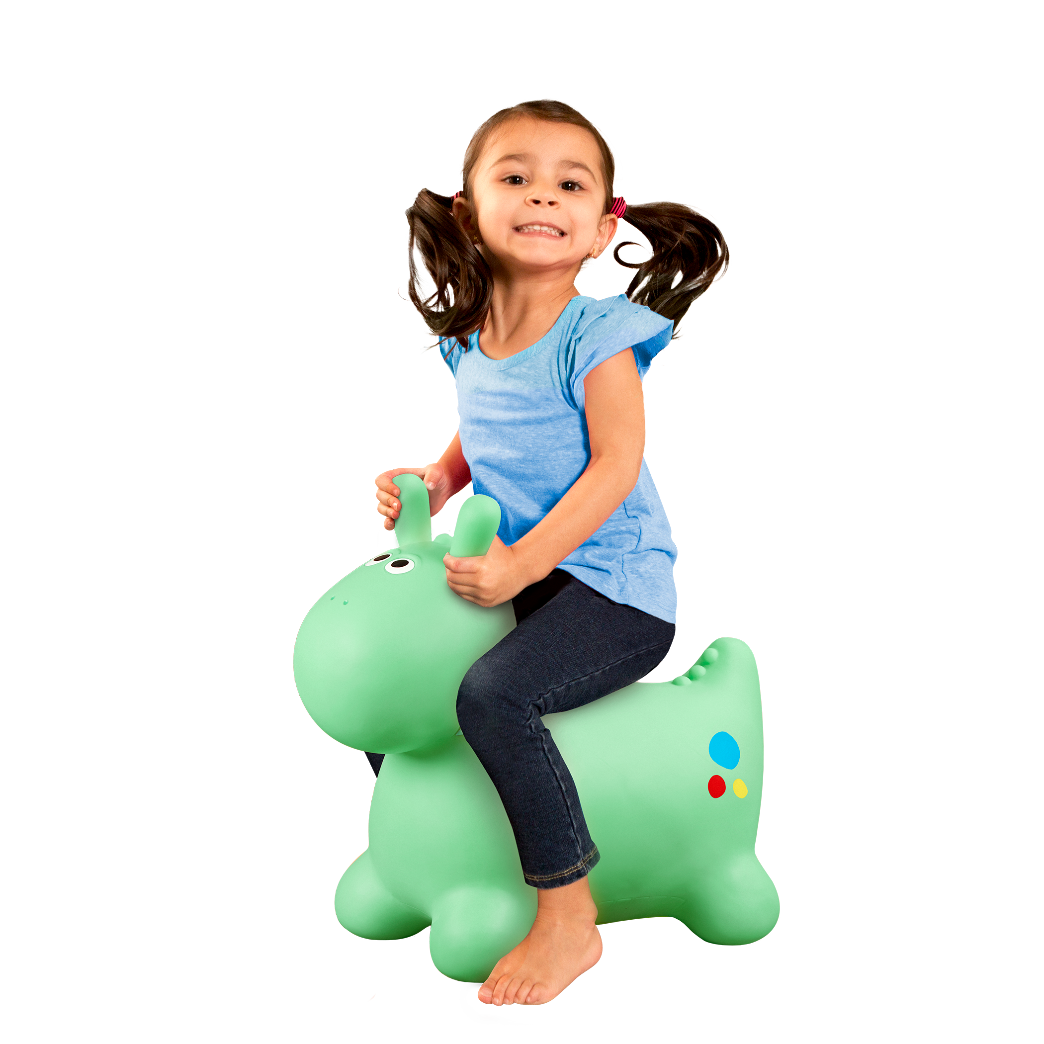 Hopping dino bouncer toy for toddlers