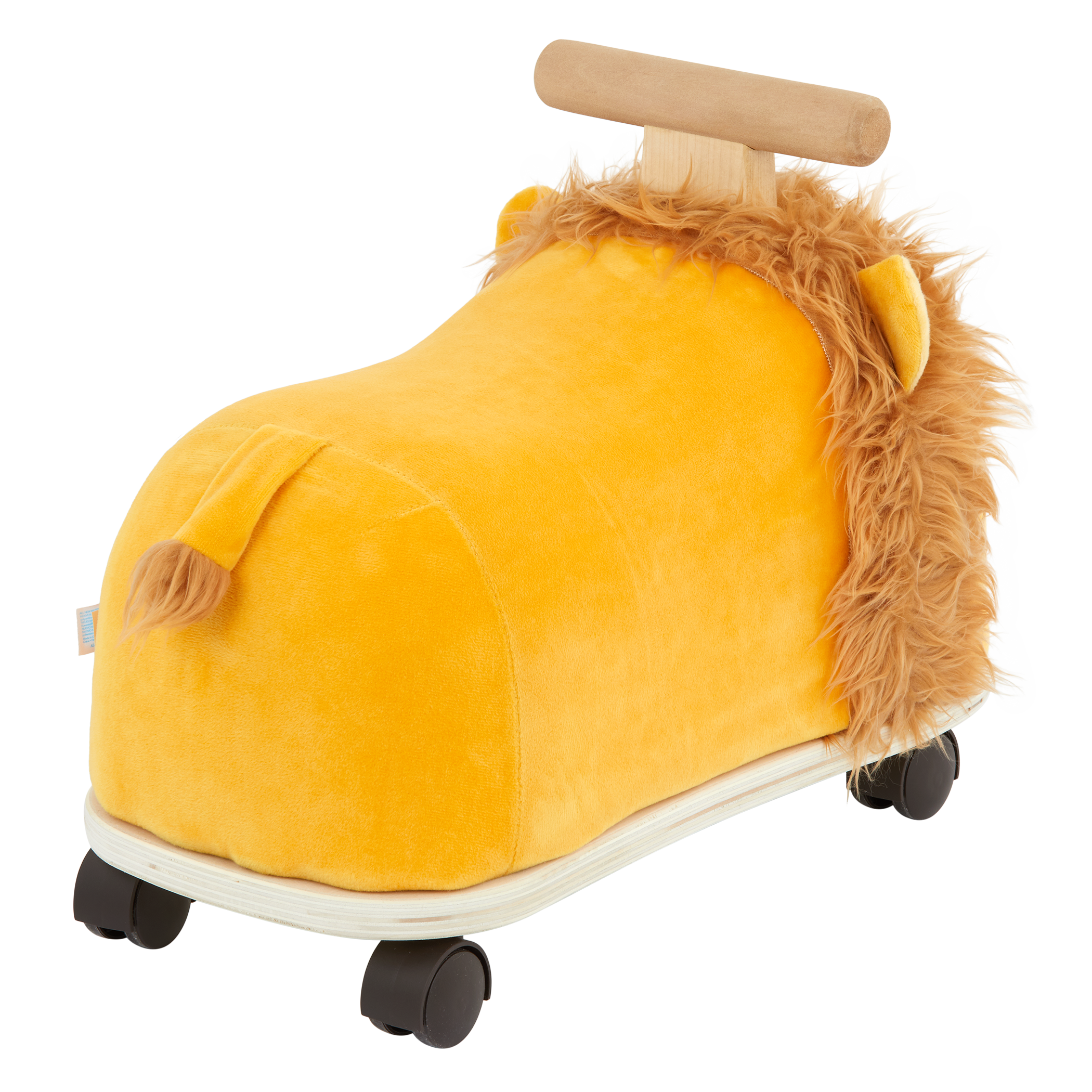 Plush ride-on lion toy