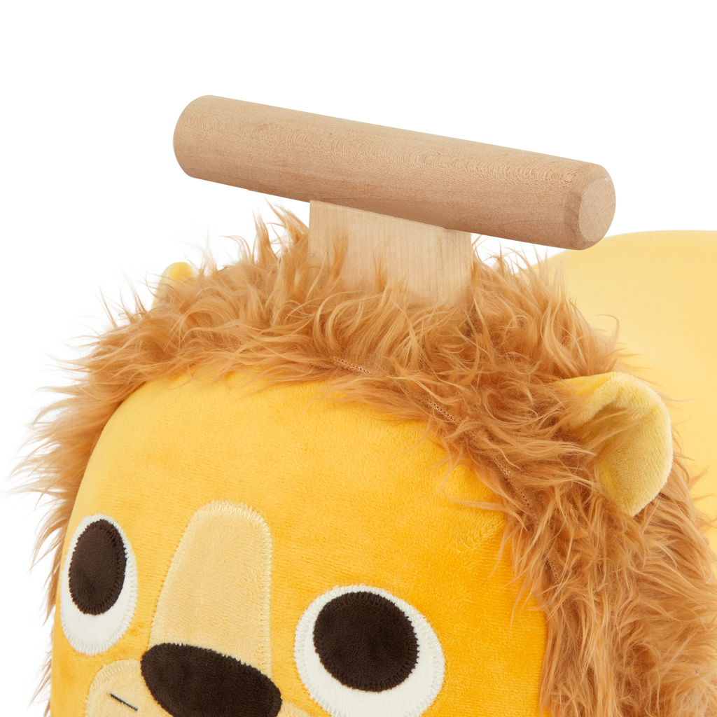 Plush ride-on lion toy