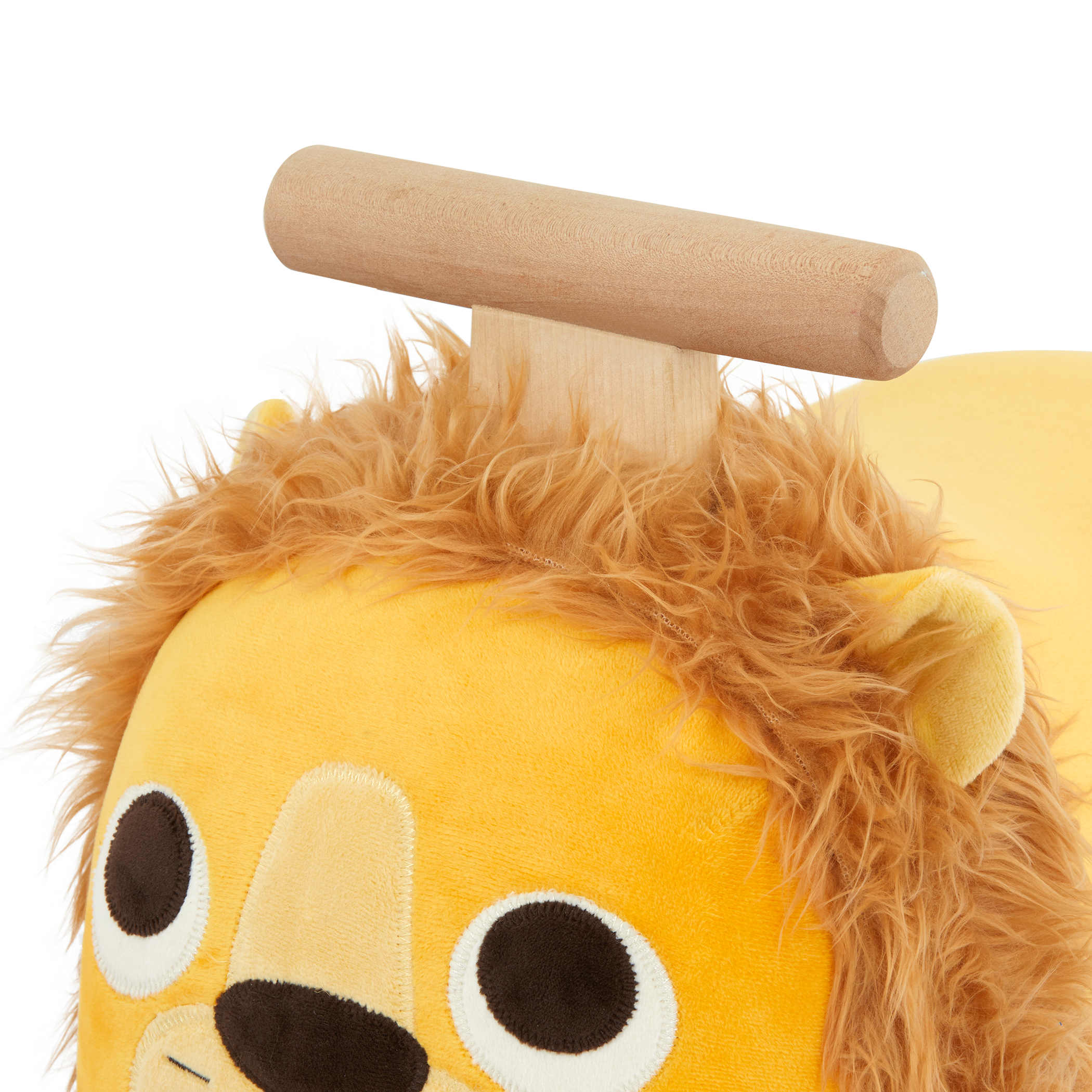 Plush ride-on lion toy