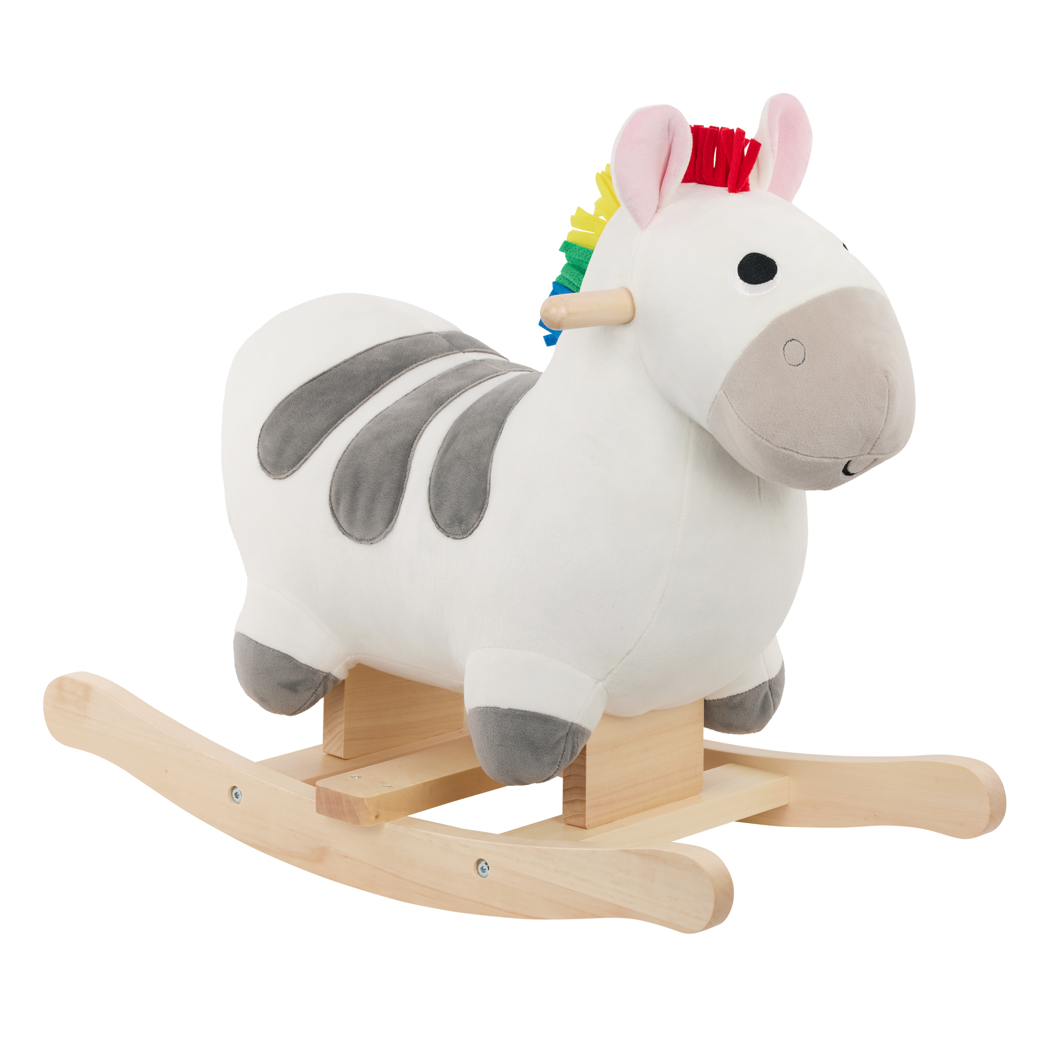 Rocking zebra toy for toddlers