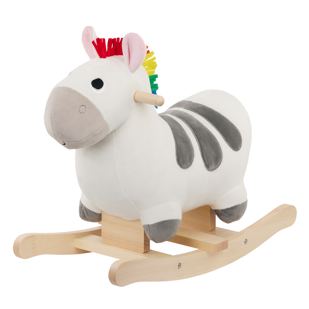 Rocking zebra toy for toddlers