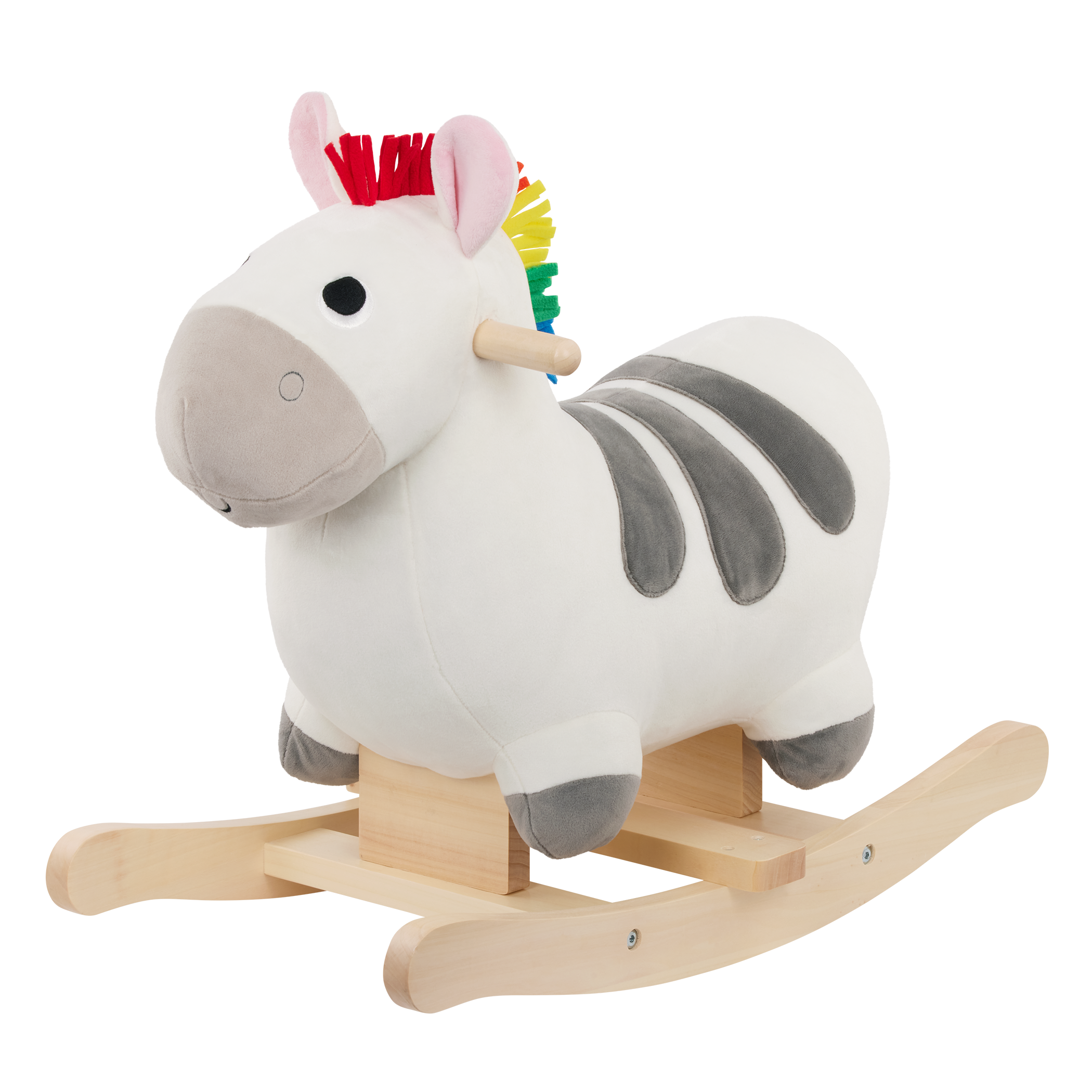 Rocking zebra toy for toddlers