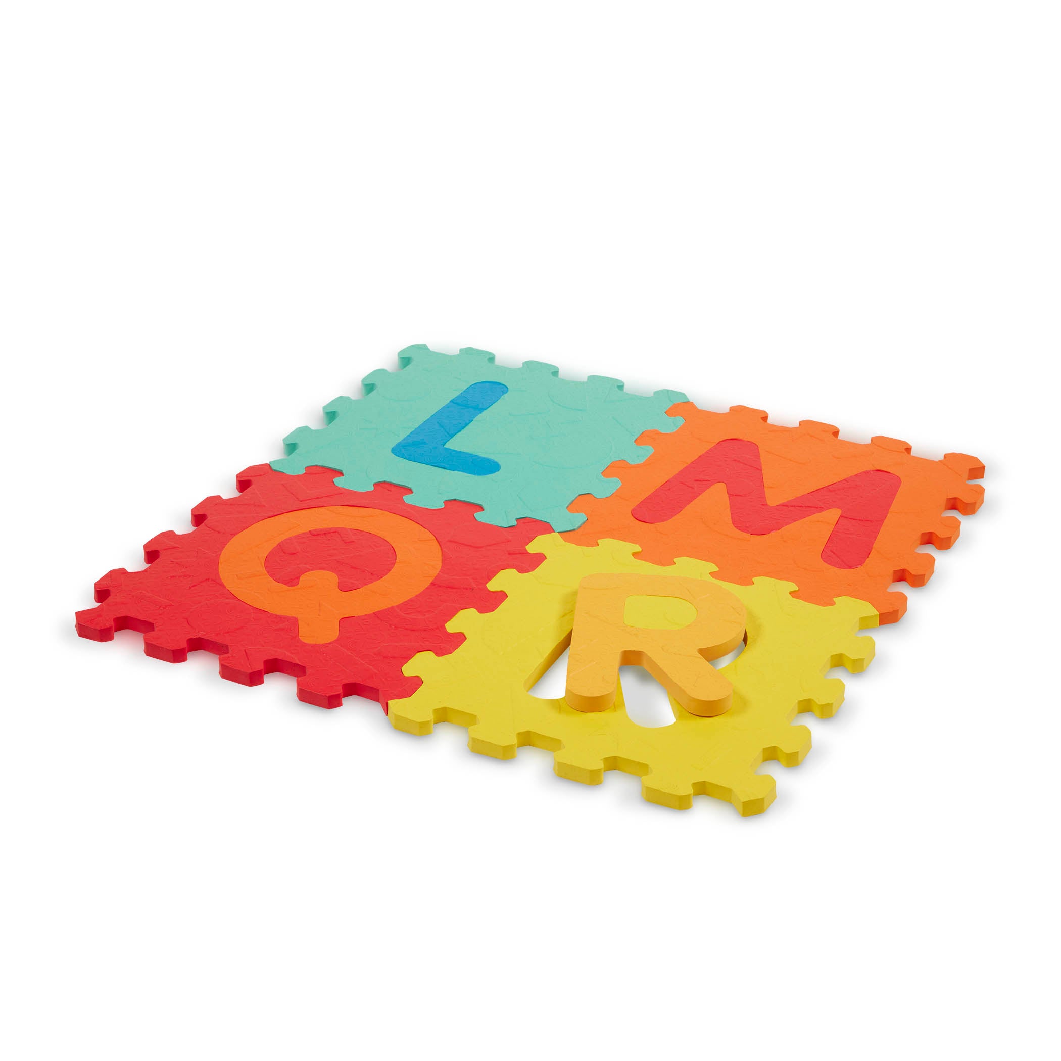 An ABC mat for babies, toddlers, and kids.