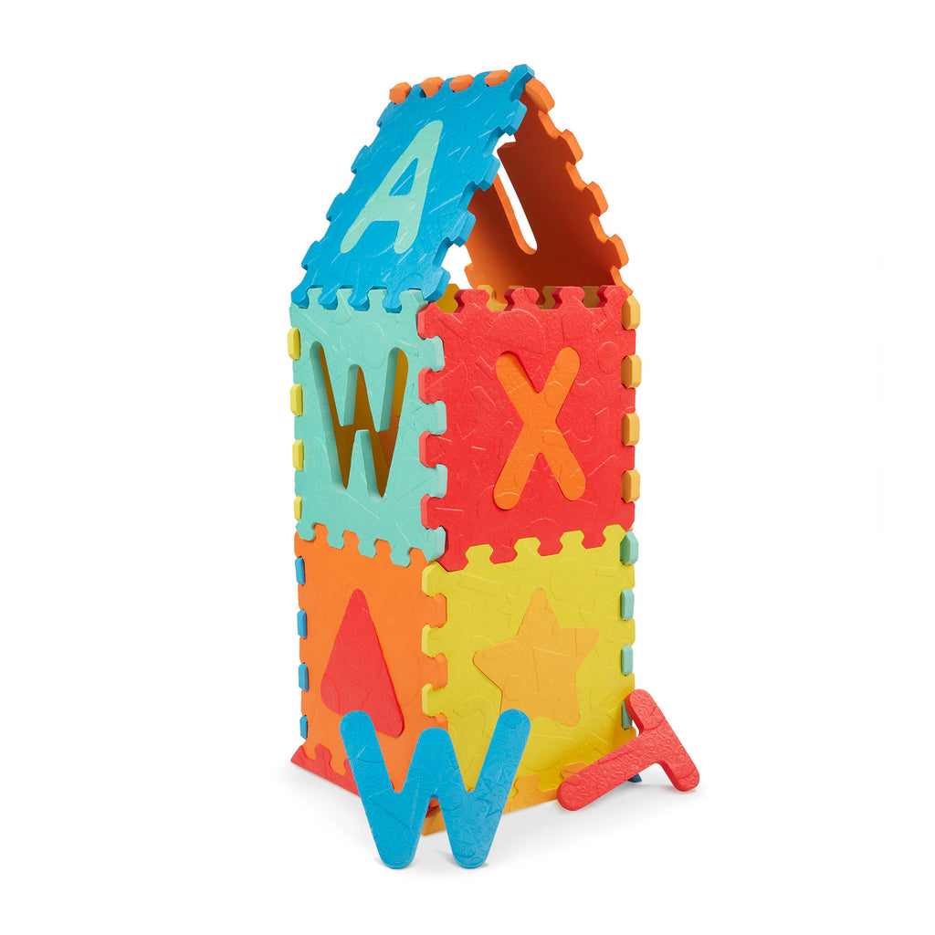 An ABC mat for babies, toddlers, and kids.