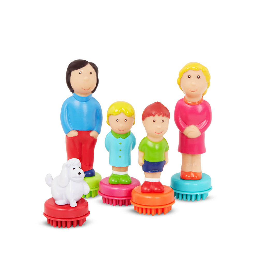 3 creations made with Bristle Blocks.