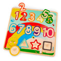 A numbers learning puzzle for toddlers and kids.