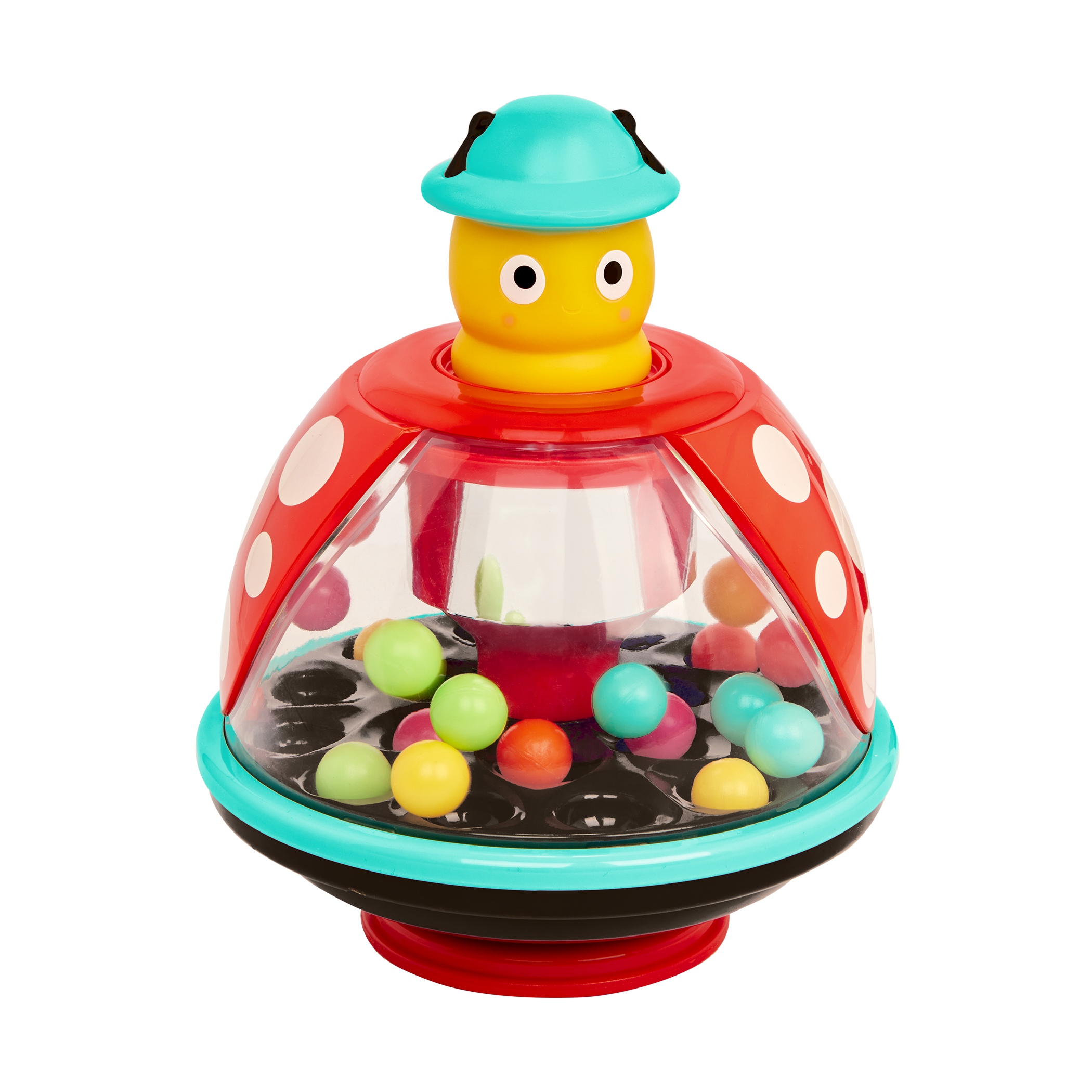 popping lady bug toy for kids