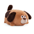 A spotted plush puppy toy for toddlers and kids.