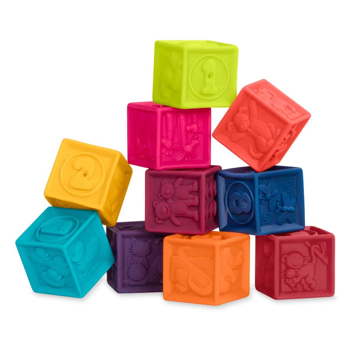 One Two Squeeze | 10 Baby Blocks | B. baby – MaisonBattat