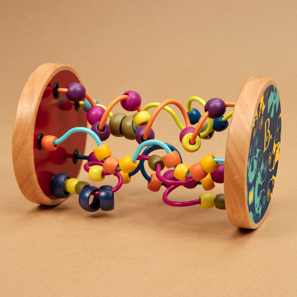 Wooden bead maze