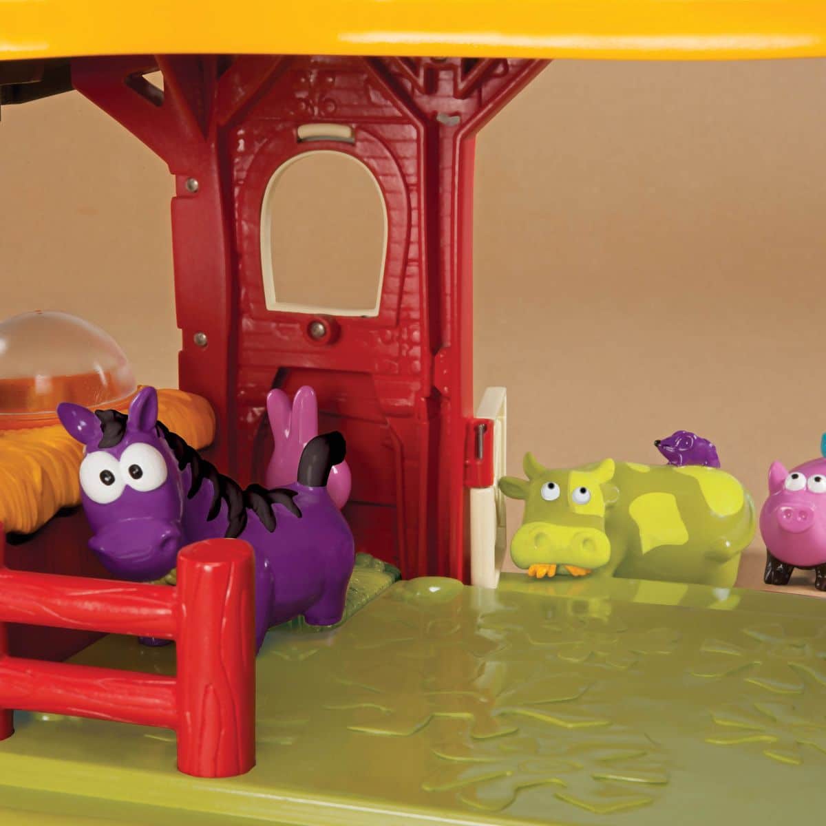Interactive toy barn.