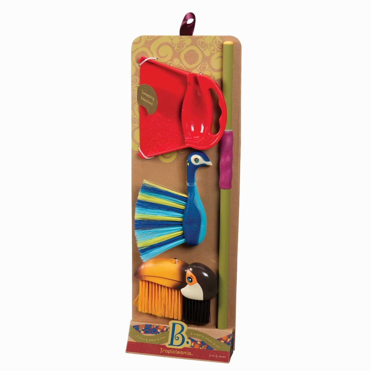 Tropical themed toy cleaning set