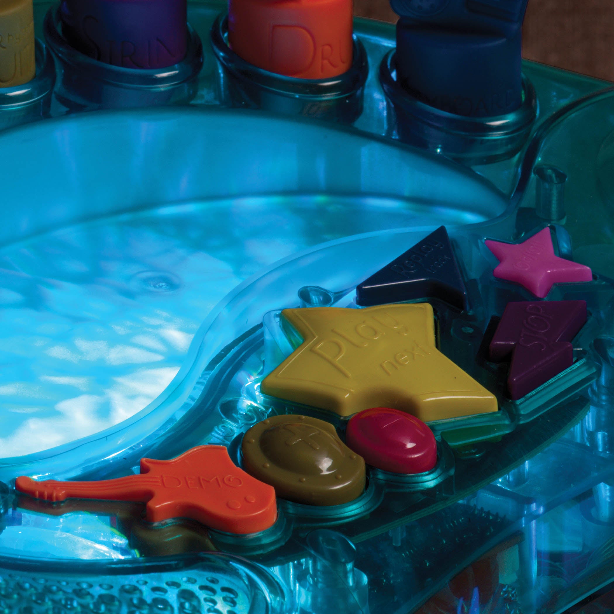 Interactive toy rock music playset