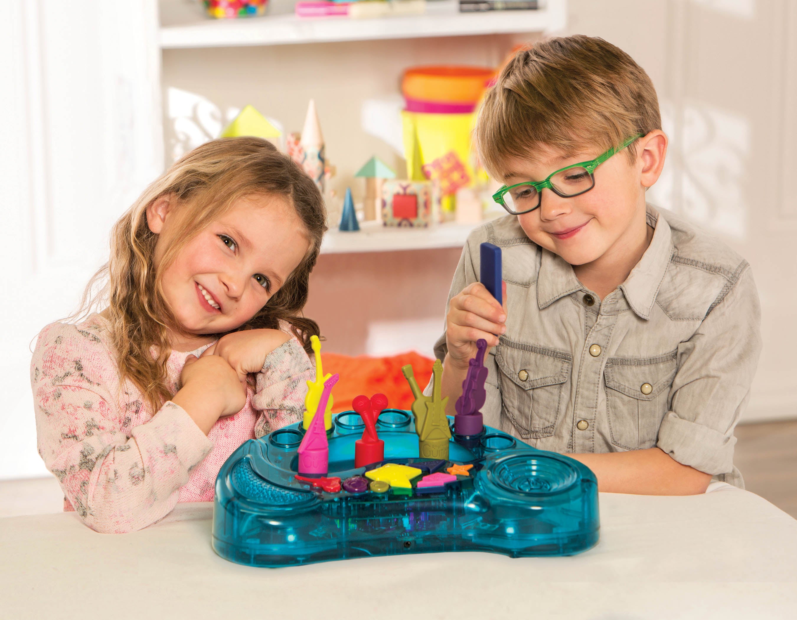 Interactive toy rock music playset