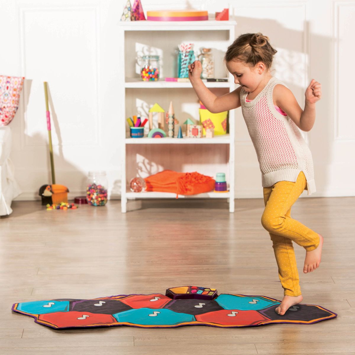 Musical dance mat.