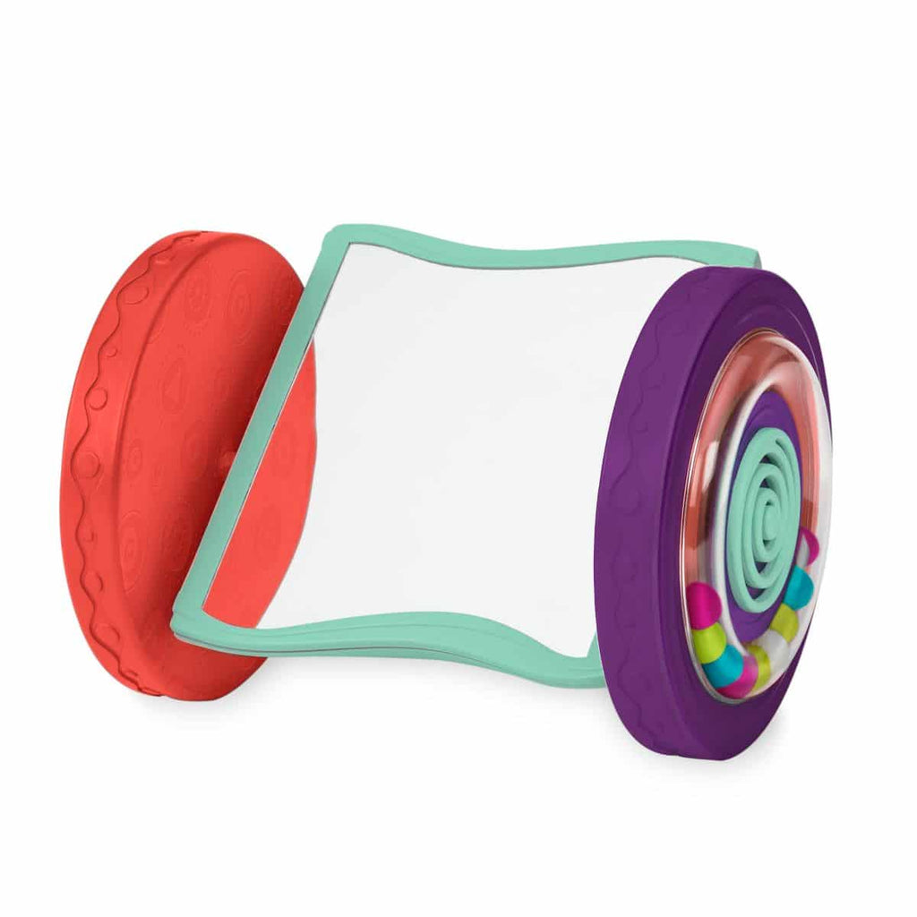 Rolling mirror toy.