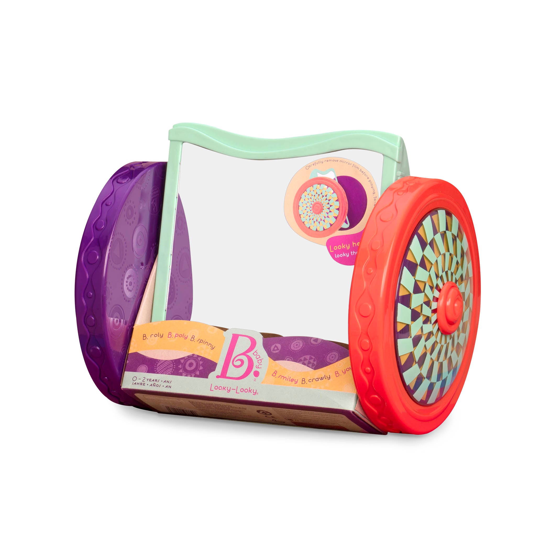Rolling mirror toy.