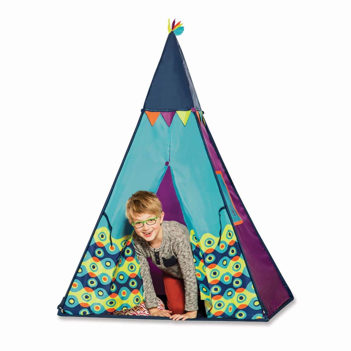 Play tent with lamp