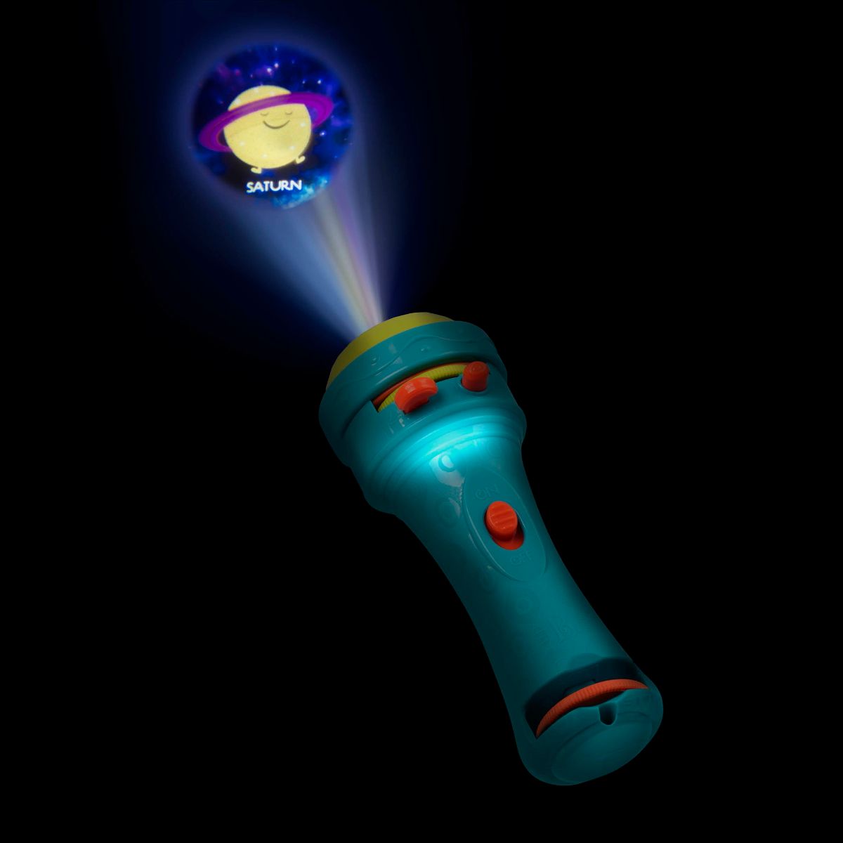 Light Me To The Moon - Blue | Projector Flashlight | B. toys