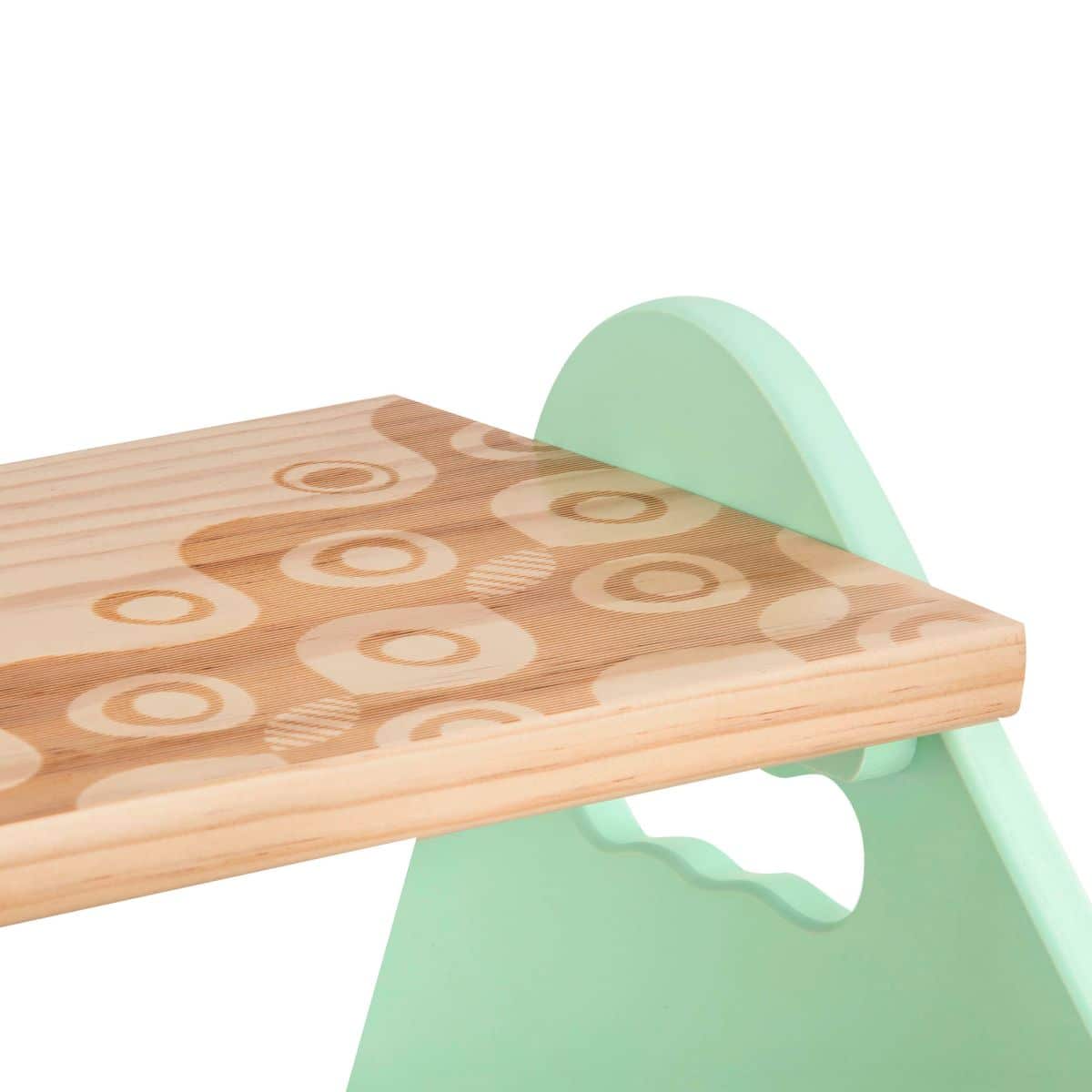 Wooden mint step stool