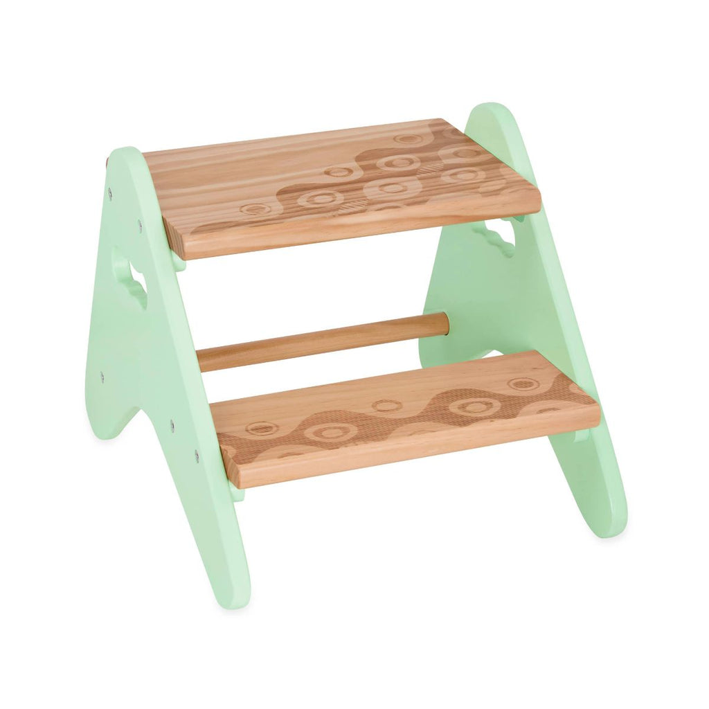 Wooden mint step stool
