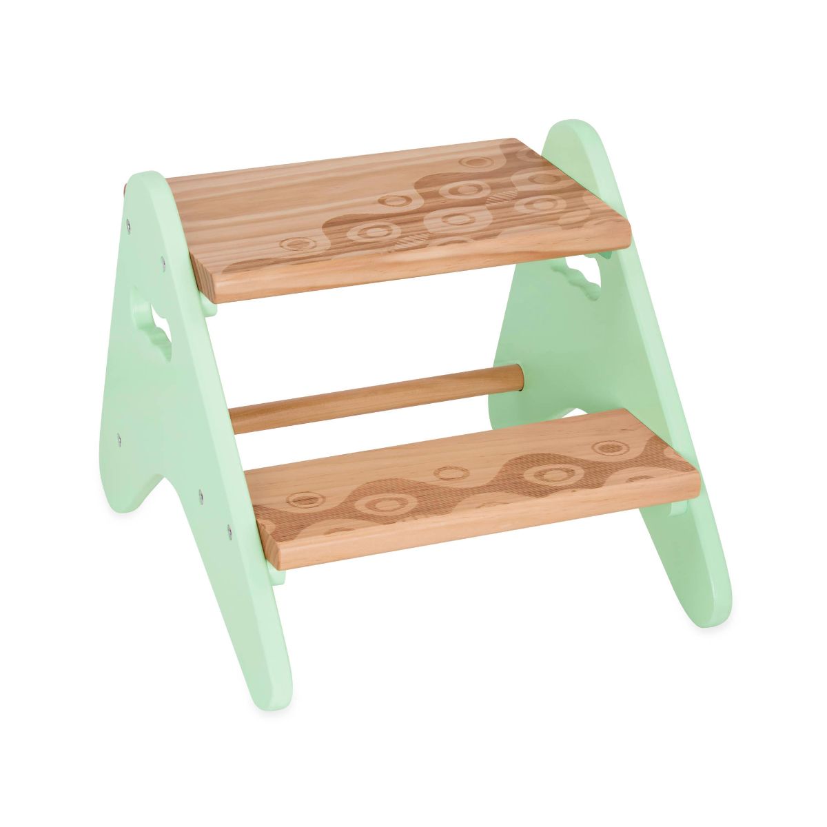 Wooden mint step stool