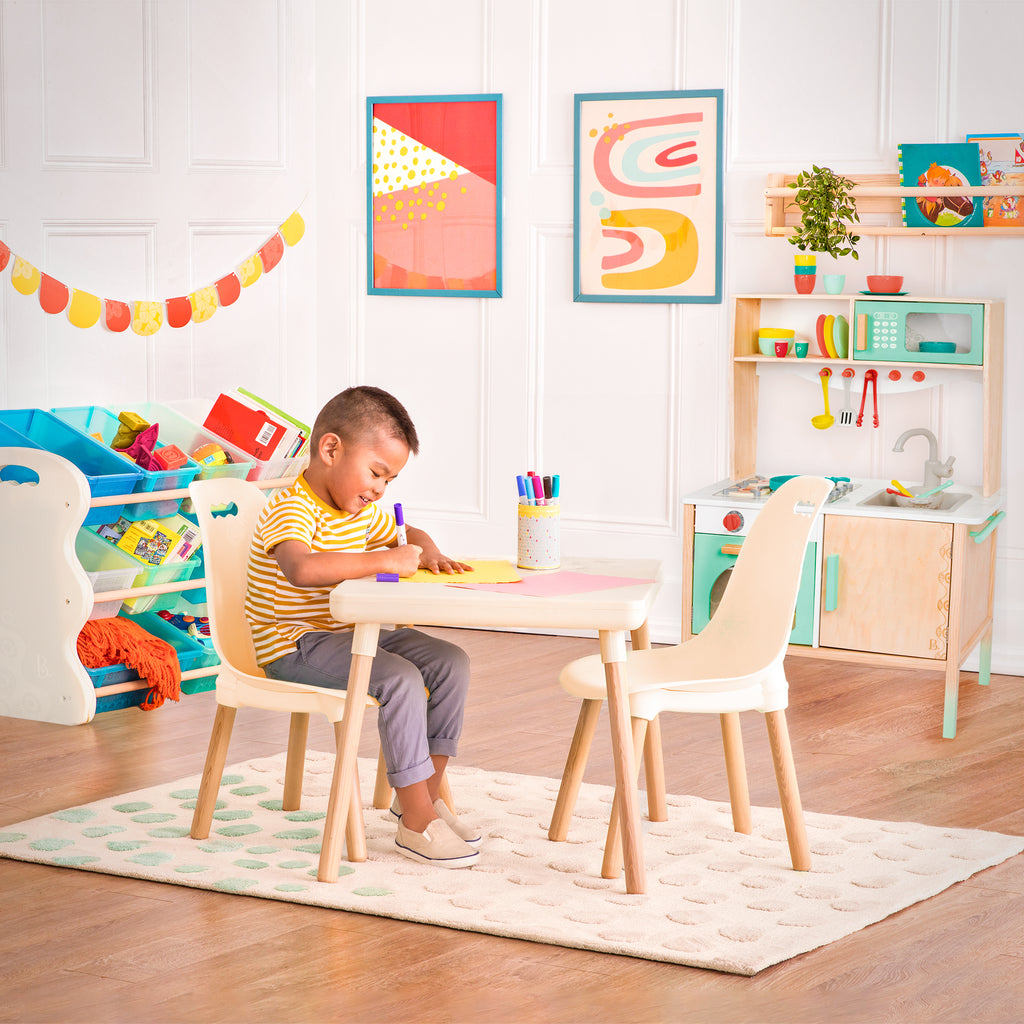 Wooden play kitchen