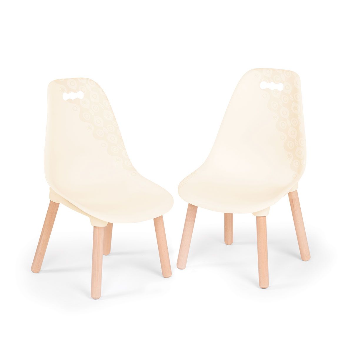 Ivory toy chairs