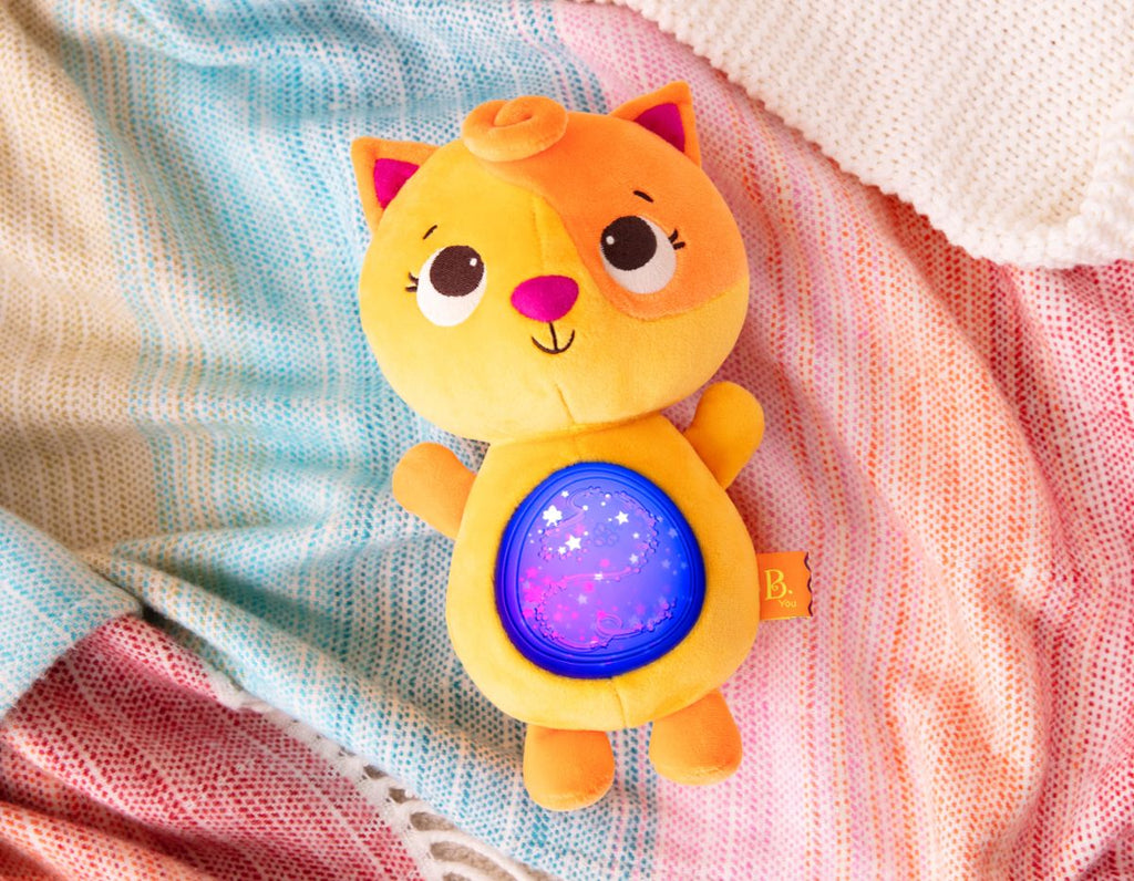 Light-up musical cat plushie