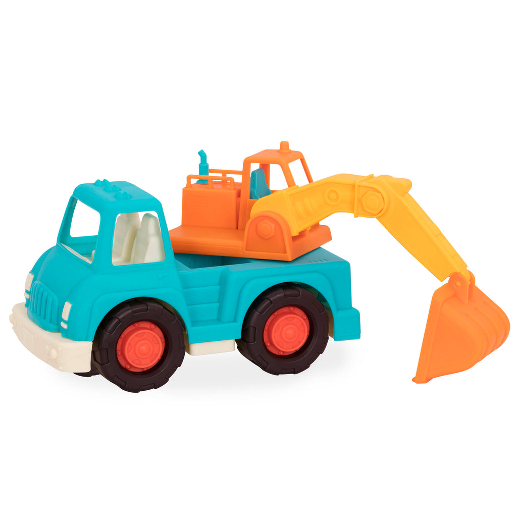 Toy excavator truck.