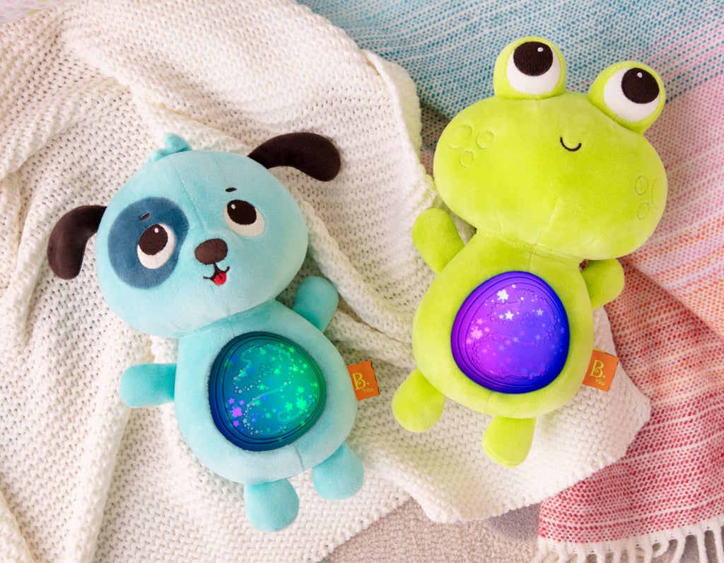 Light-up dog plushie