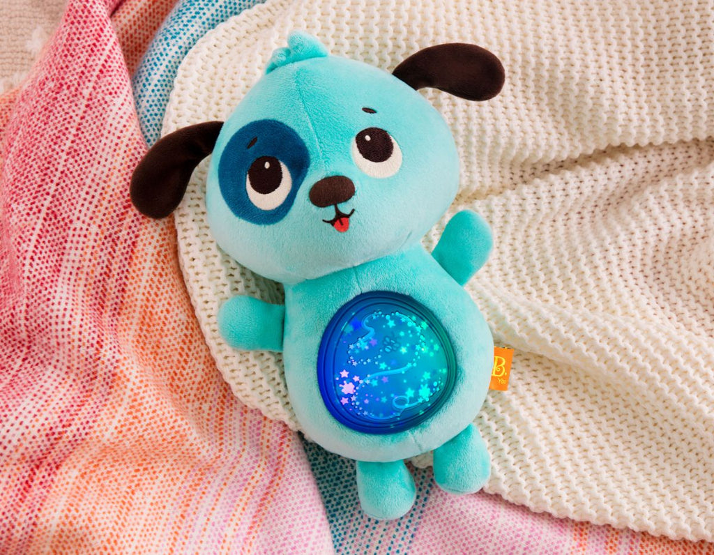 Light-up dog plushie