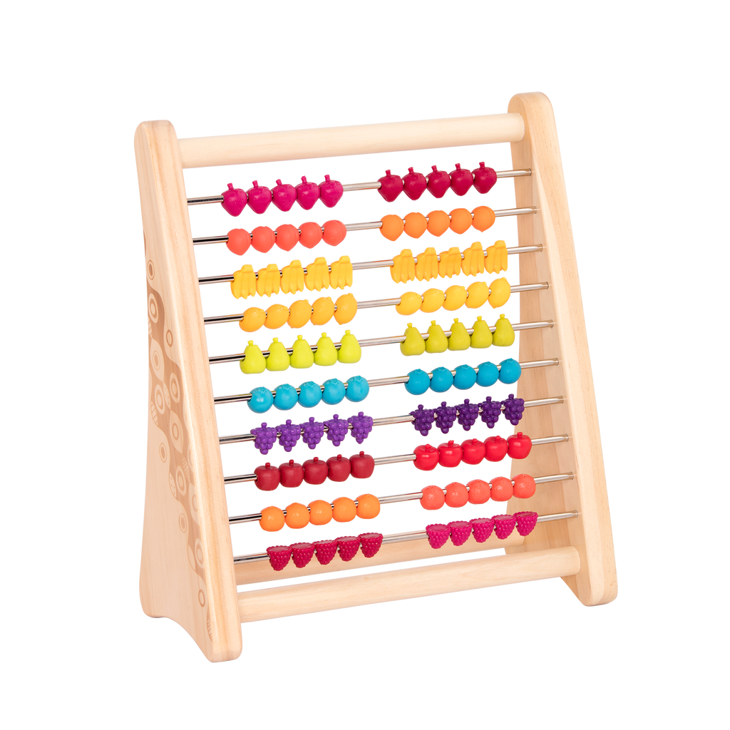 Wooden abacus.