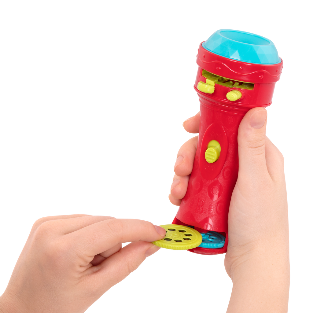 Projector flashlight.