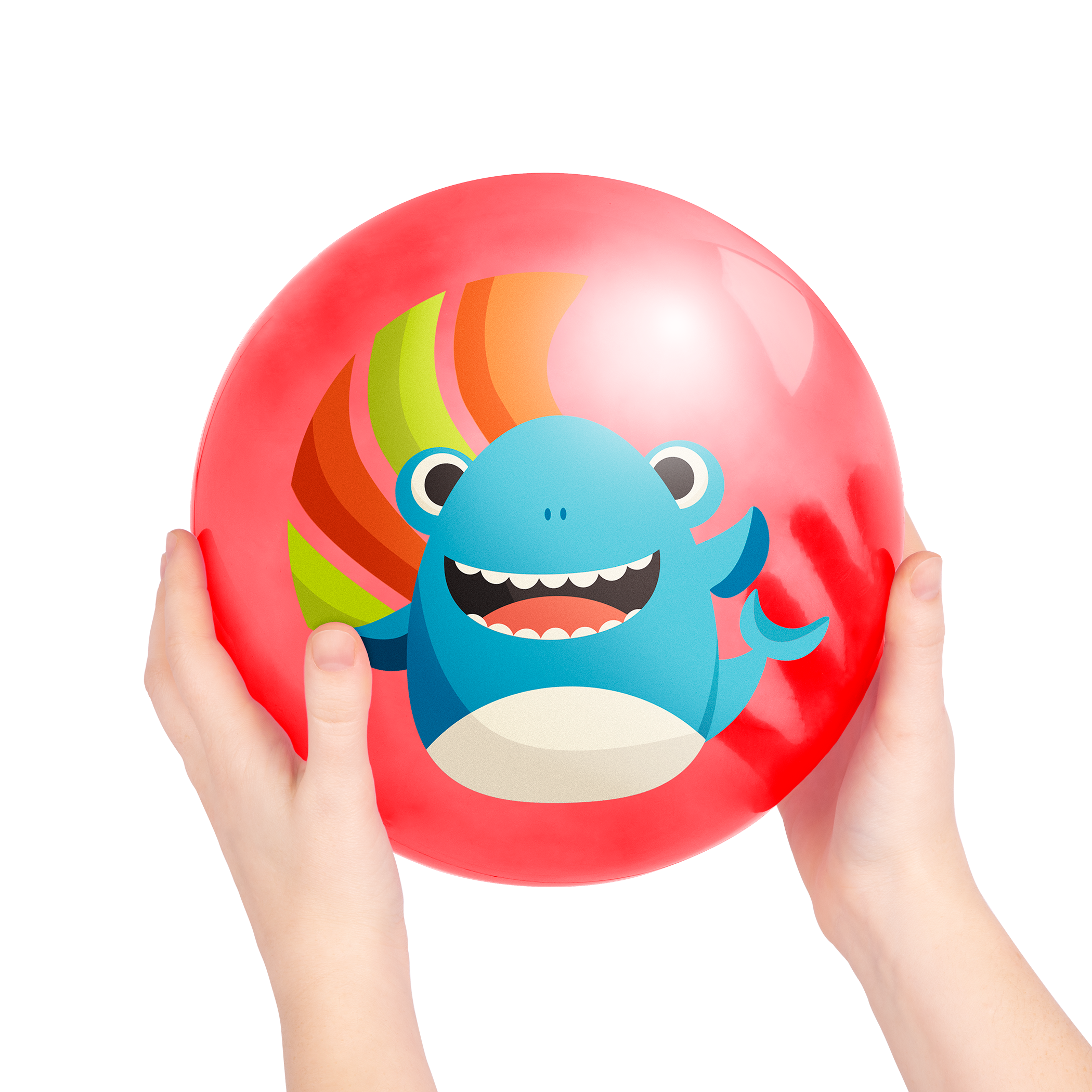 Crab and shark bouncy balls.