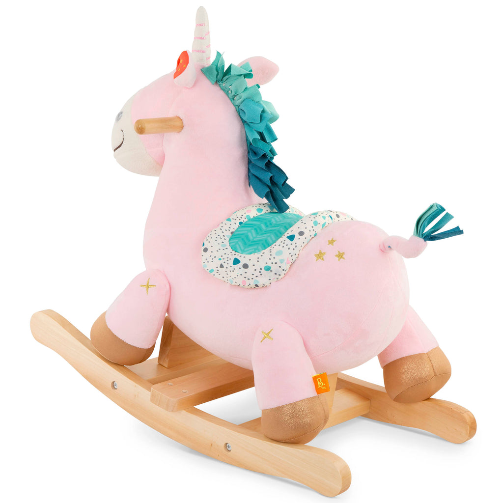 Unicorn rocking toy.