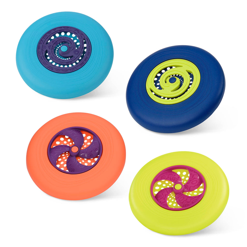 Flying discs.